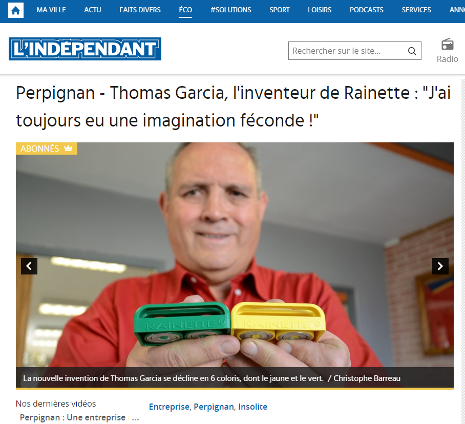 Pyrénées-Orientales : il invente le souleveur de plaques d'égout