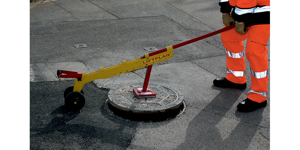 Accessoires pour lève-plaques d'égout magnétique 450 kg