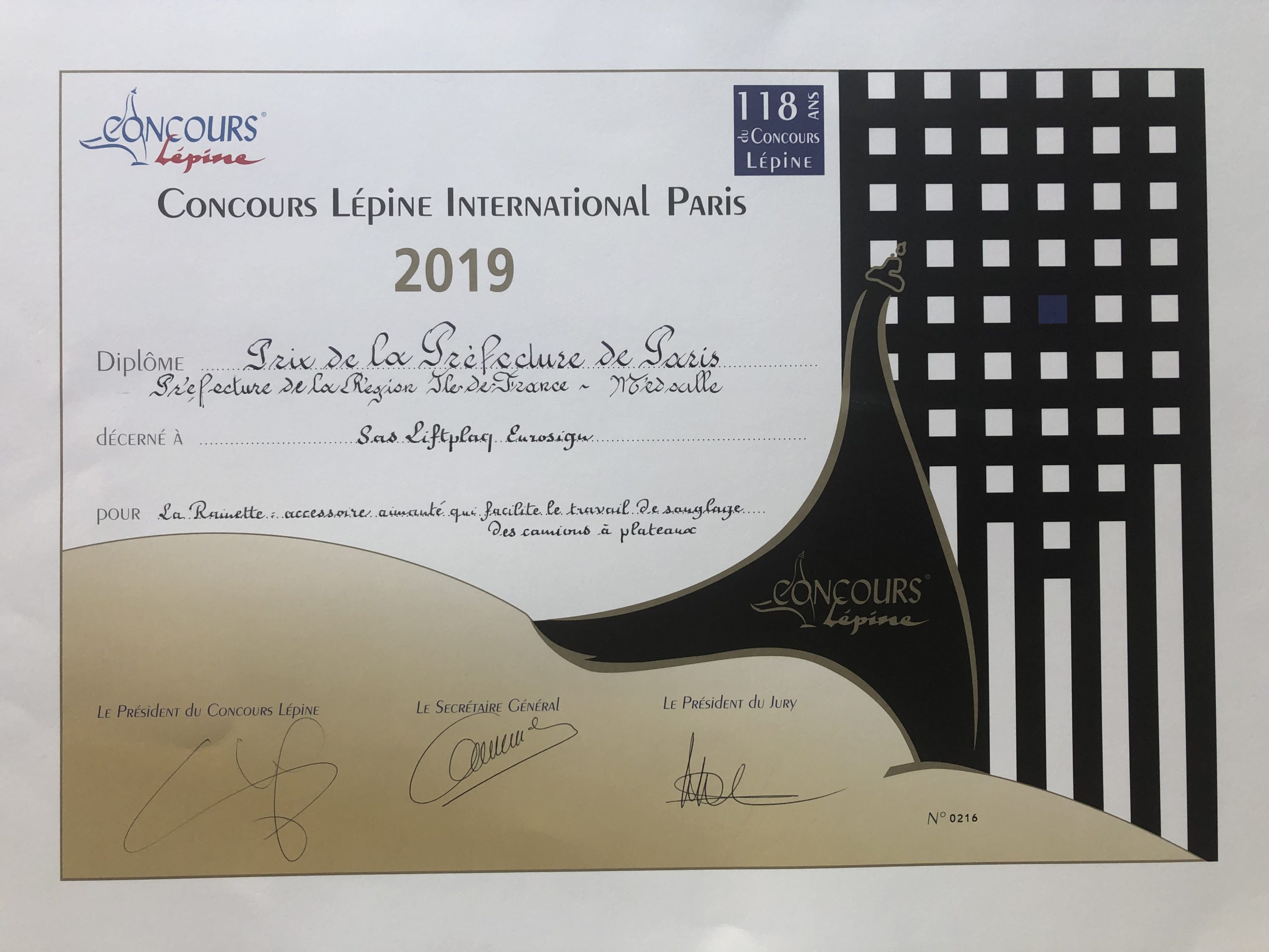 Concours Lépine International Paris 2019